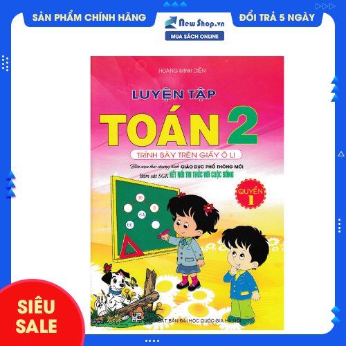 Luyện Tập Toán 2 Quyển 1 - Trình Bày Trên Giấy Ô Li