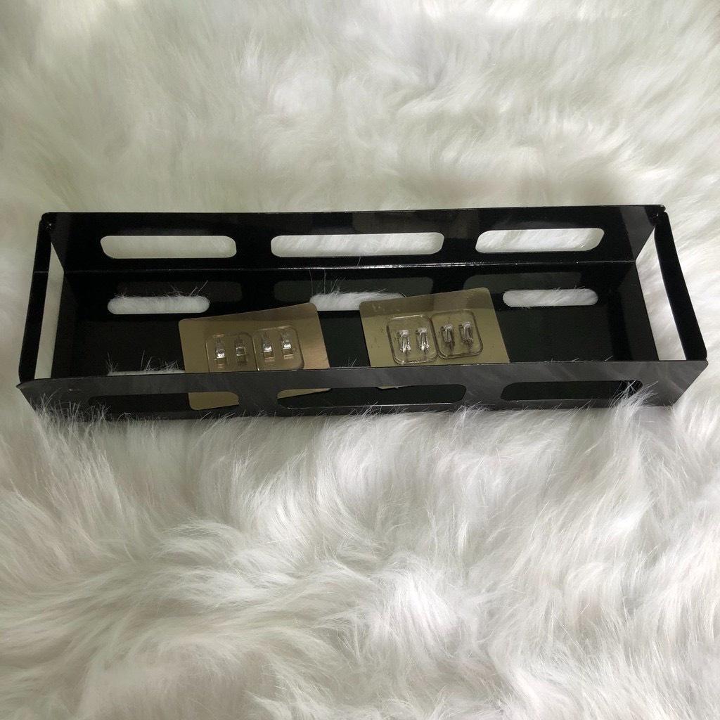 Kệ đựng gia vị dán tường không cần khoan đục Kệ nhà bếp đa năng hình chữ nhật 35cm