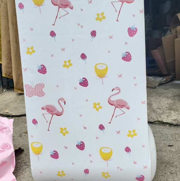 Combo 10 mét giấy dán tường, decal dán tường trang trí nhà cửa HẠC TRẮNG MỚI khổ 45cm