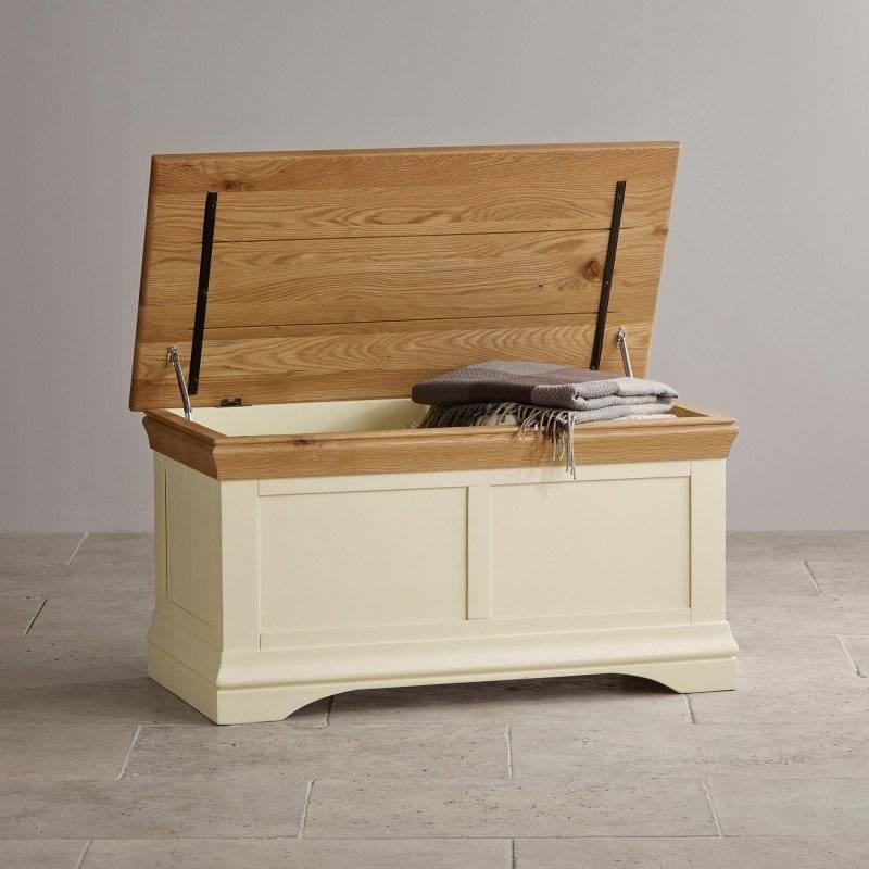 Rương Country Cottage Gỗ Sồi Ibie BSW0COUO - Trắng