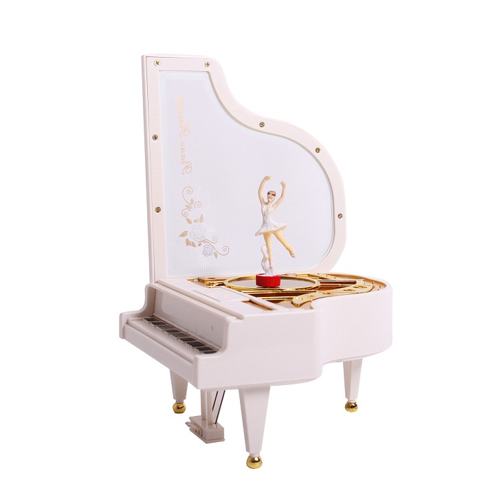 Hộp phát nhạc piano với vũ công múa bale