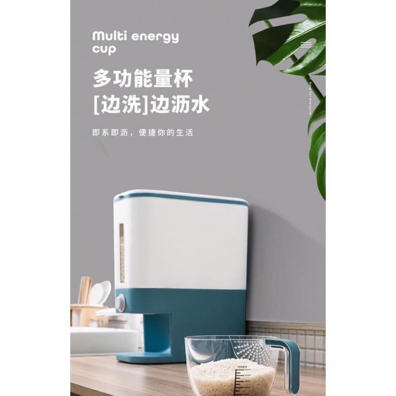 Thùng đựng gạo mẫu mới 12kg