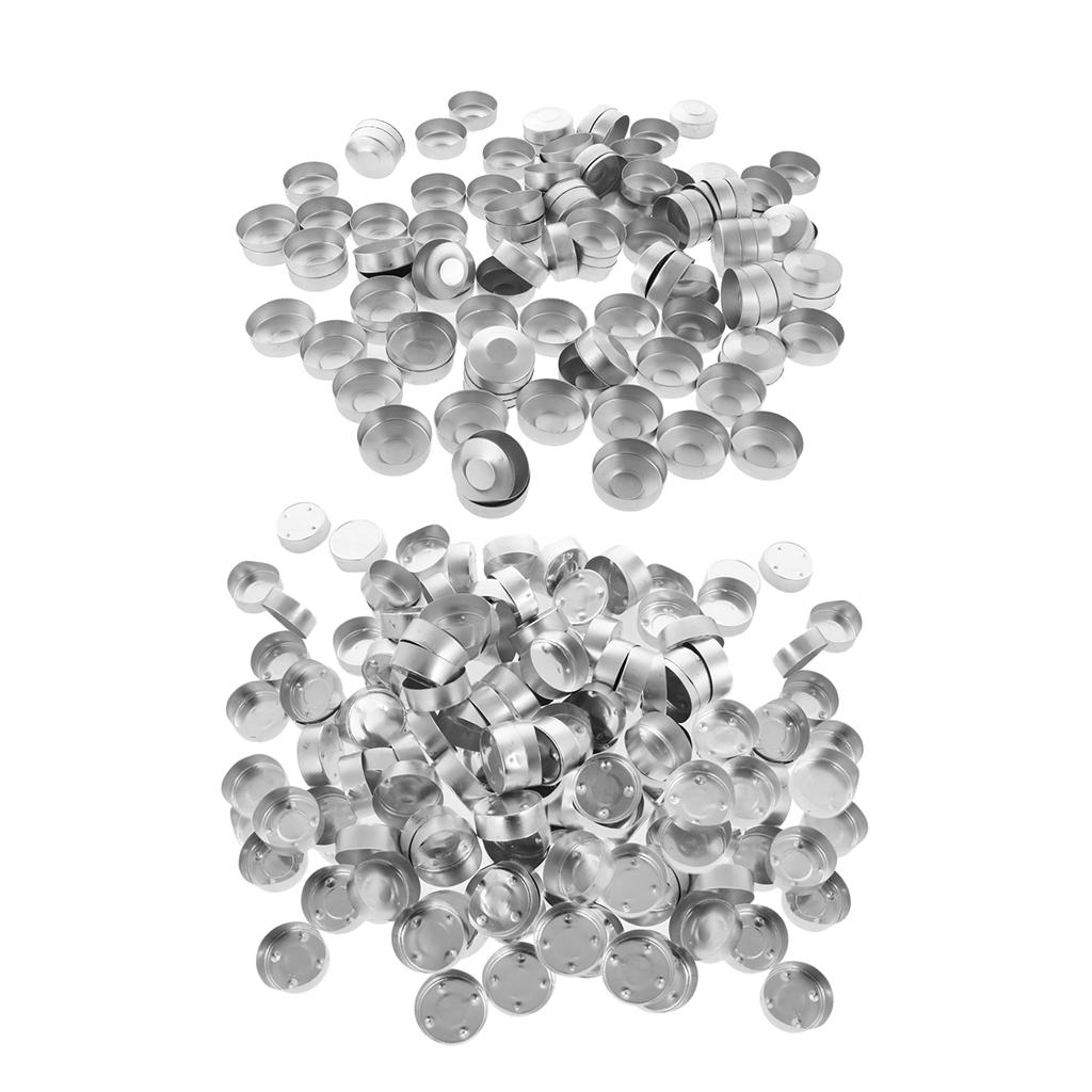 Chiwanji 300x Nhôm Nến Tealight Ly Centerpieces Nến Sáp Ốp Lưng Tín T-Ánh Sáng Giá Đỡ