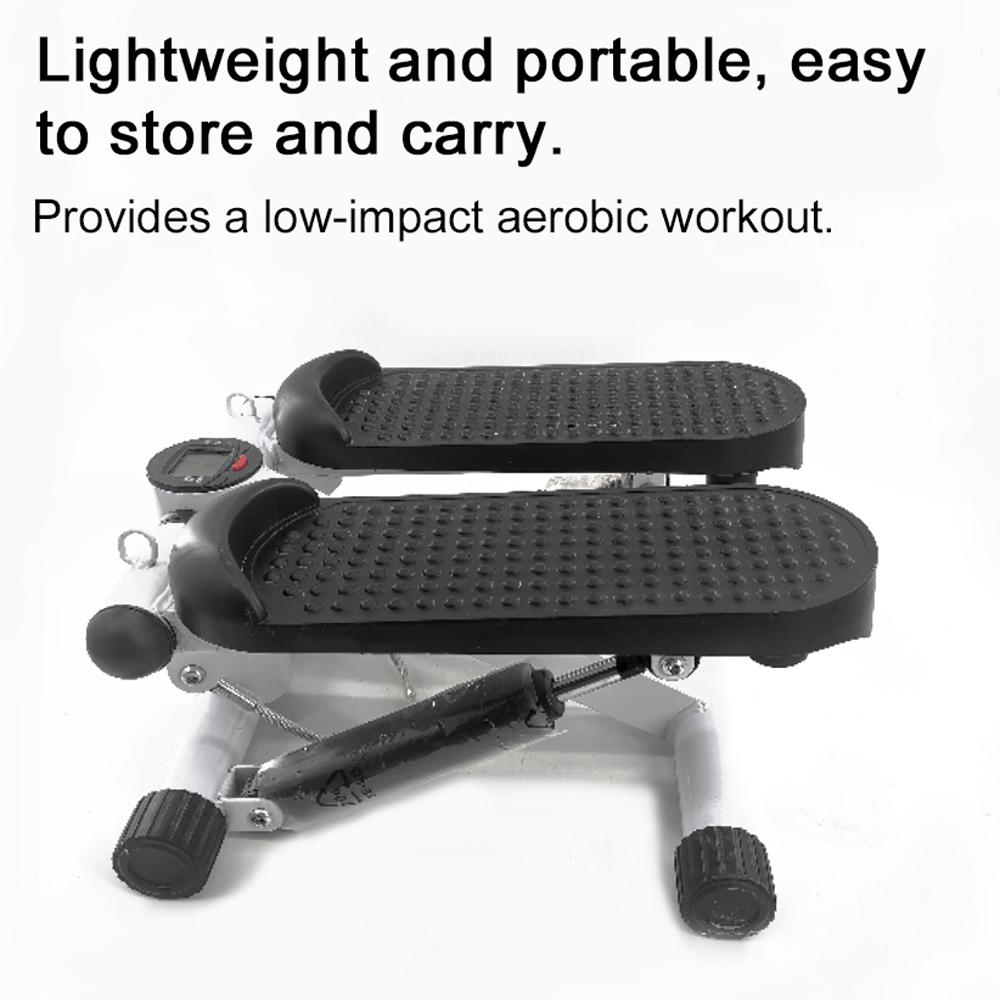 LCD Display Mini Bicycle Pedal Stepper Fitness Machine Slimming Treadmill Workout Stepper Home Gym Aerobics Stepper Exercise Equipment