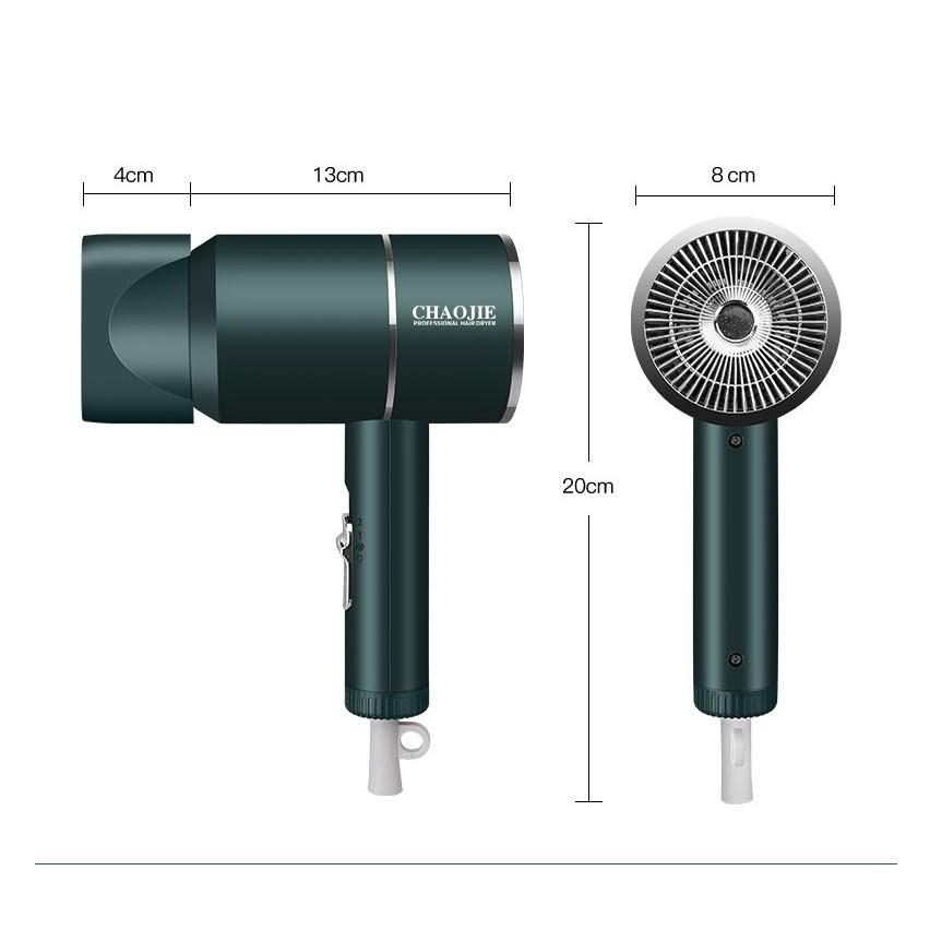 Máy sấy tóc đa năng công suất mạnh mẽ độ ồn thấp Green Anion Power