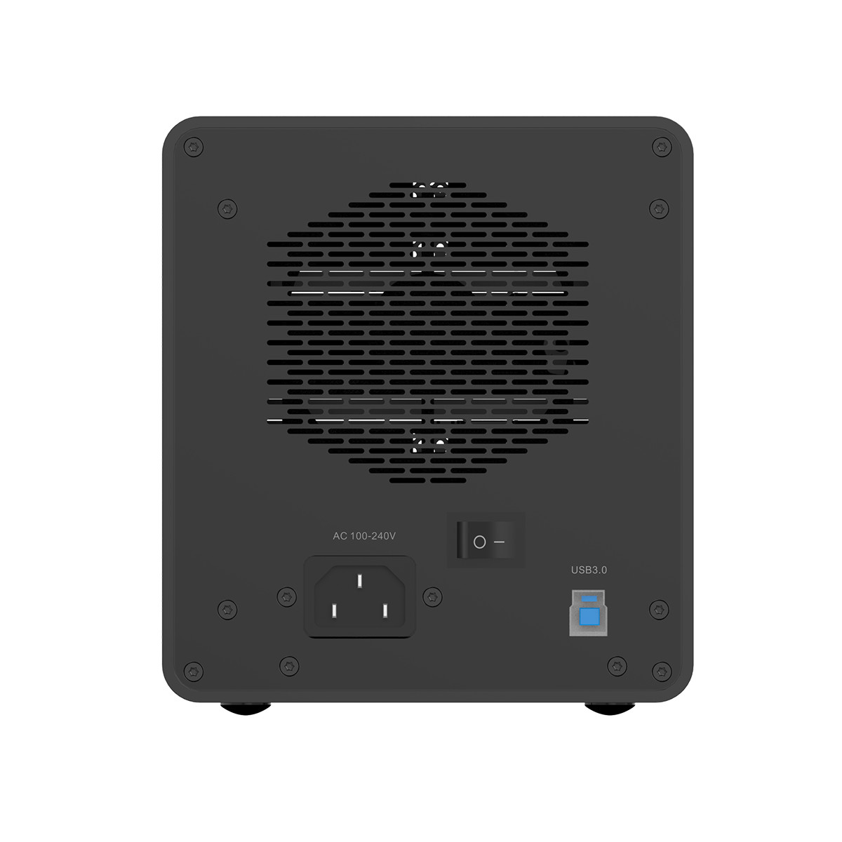 Hộp Ổ Cứng 3.5"" 4 Khe Cắm SATA 3 USB 3.0 Type B ORICO 9548U3-BK Hàng Chính Hãng