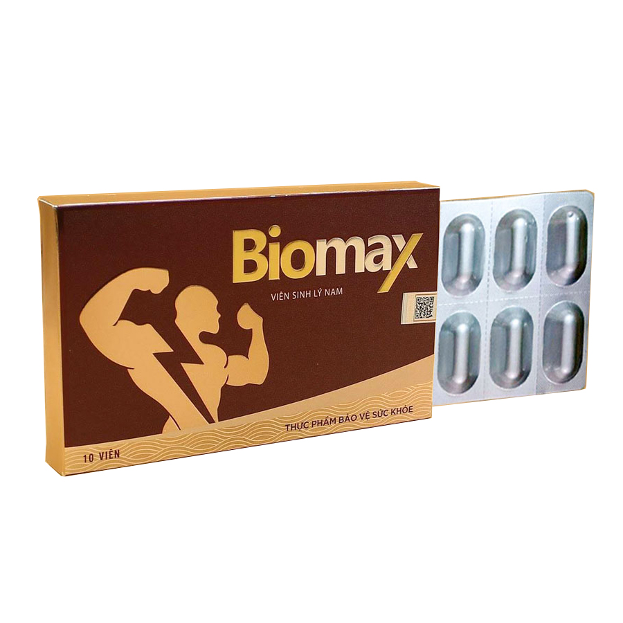 Bộ 3 hộp TPCN Viên sinh lý nam BIOMAX