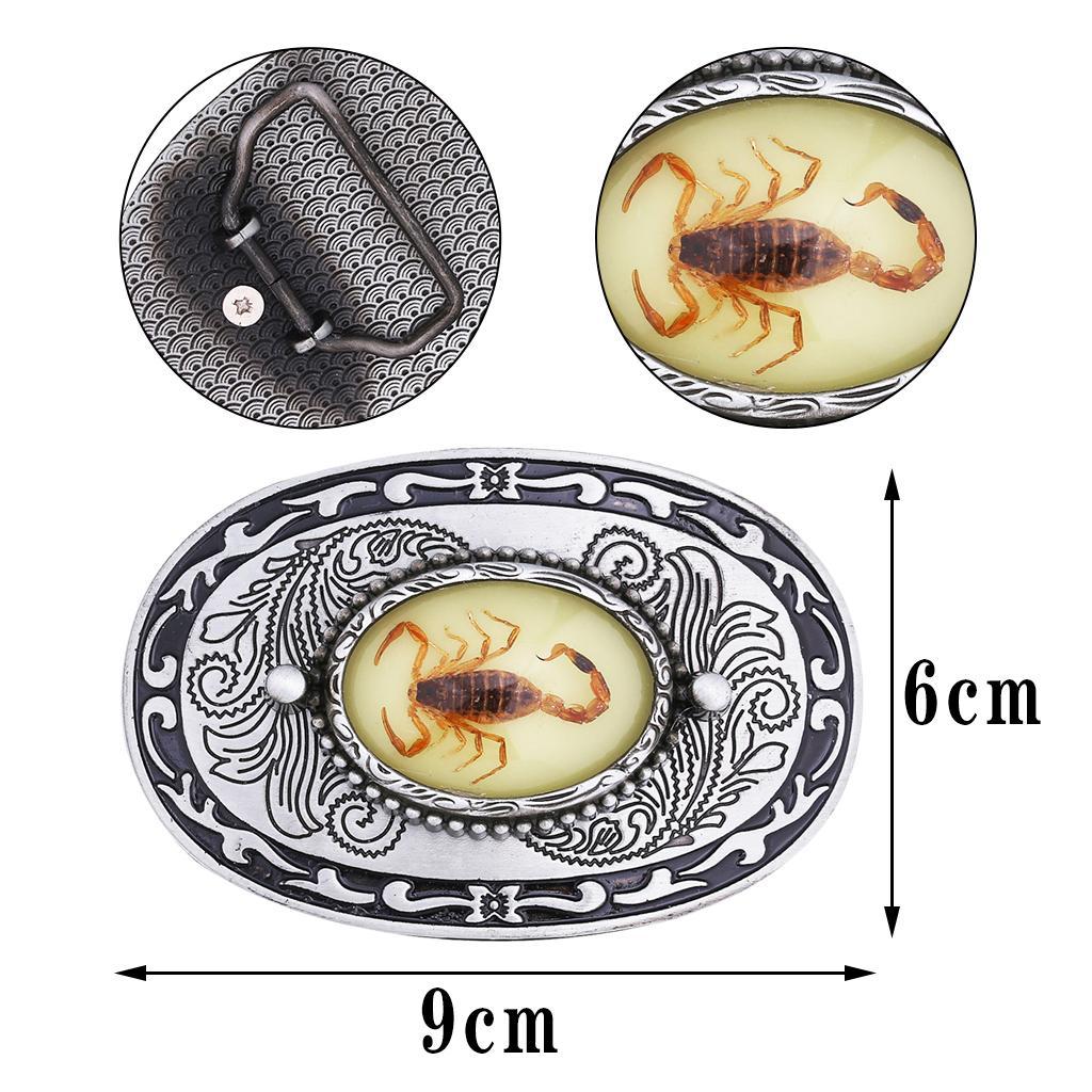 Men' Belt Buckle Alloy Classic Buckle for Leather Belts Tin Color