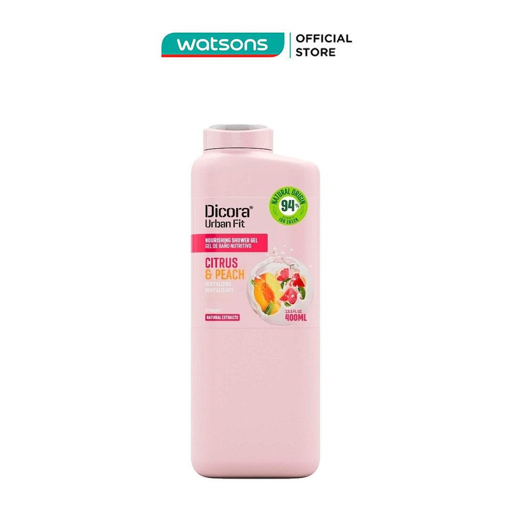 Sữa Tắm Dicora Nourishing Shower Gel Vit C Cam Quýt &amp; Đào 400ml