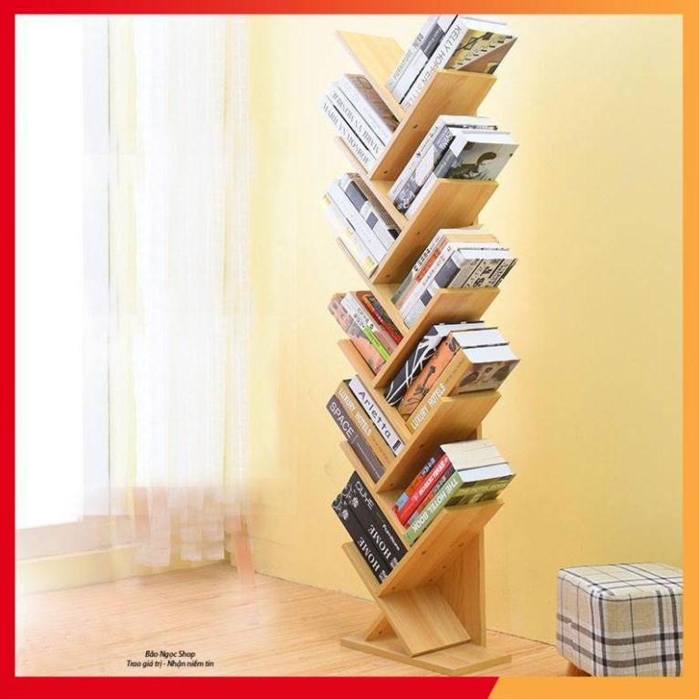 Kệ sách hình cây 9 tầng 3 màu