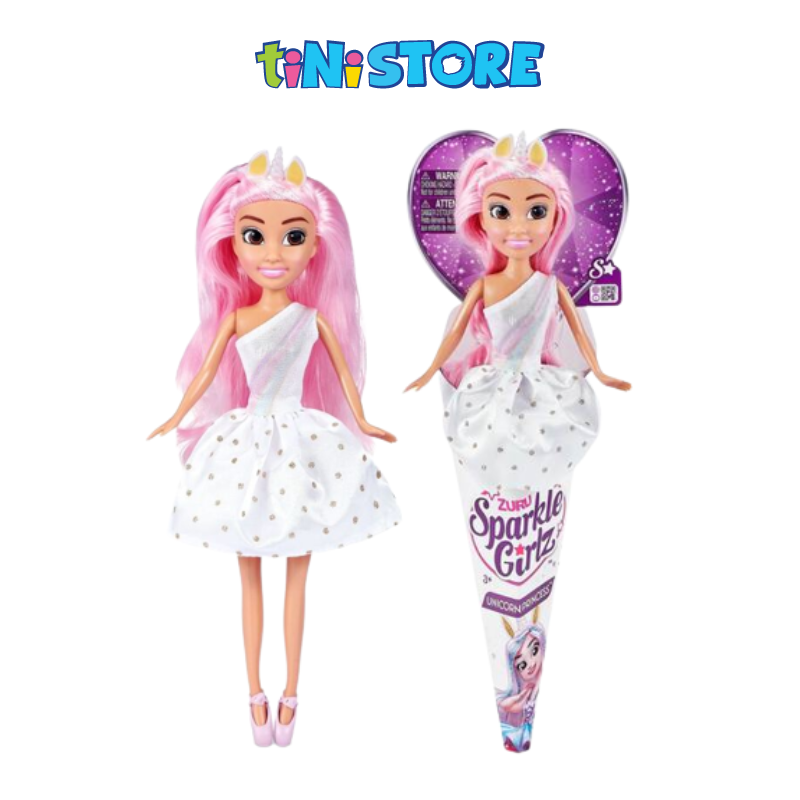 Đồ chơi búp bê công chúa Unicorn Princess  4.7 inch Sparkle Girlz