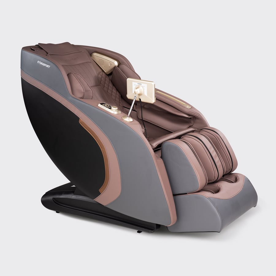Ghế massage toàn thân cao cấp KINGSPORT G89 có body scan, công nghệ lọc khí ion âm, con lăn 3D thông minh, khung sườn SL