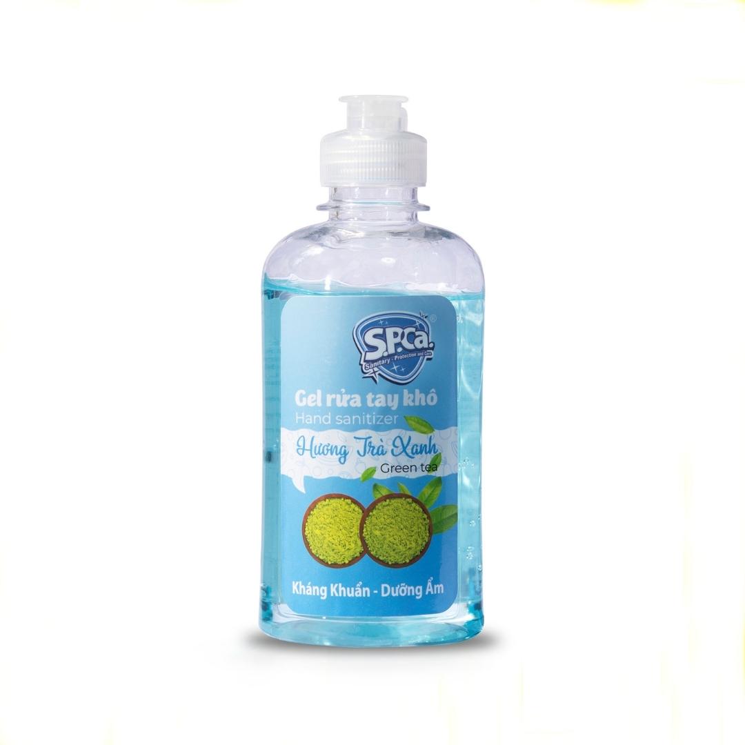 Gel Rửa Tay Khô Diệt Khuẩn SPCa 250ml Nước Rửa Tay Khô Dạng Gel Làm Sạch Nhanh Vượt Trội, Dưỡng Ẩm Không Gây Khô Hại Da