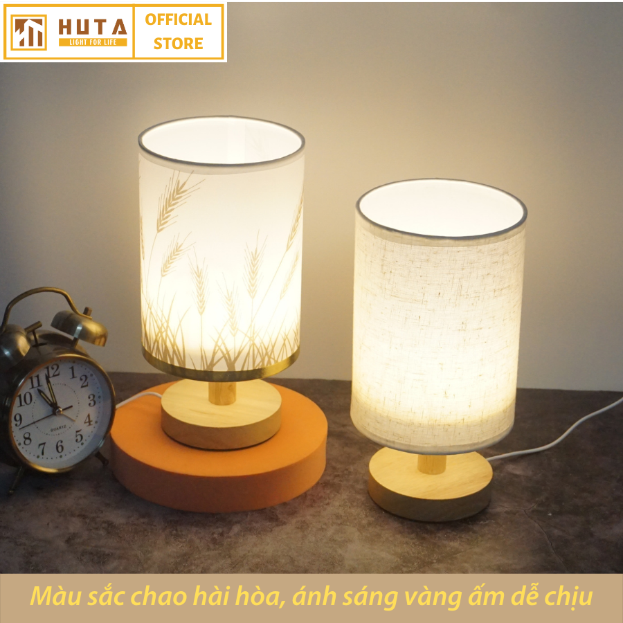 Đèn Ngủ Gỗ HUTA Light For Life G1S Mini Cute, Đầu Cắm USB, Decor Trang Trí Phòng Ngủ, Dải Led Ánh Sáng Vàng Tiết Kiệm Điện