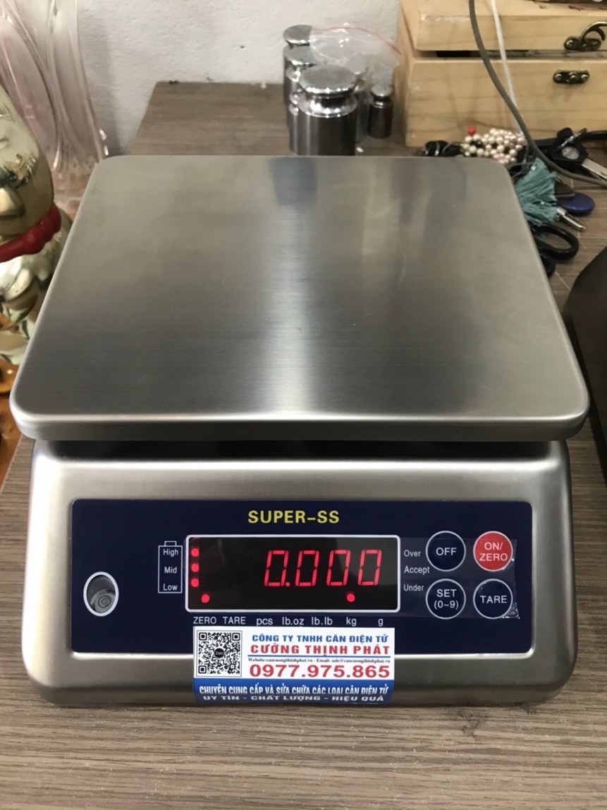 Cân THỦY SẢN điện tử SUPER SS Mức cân 30kg độ đọc 5g