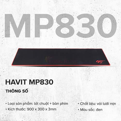 Miếng lót chuột &amp; bàn phím Havit HV-MP830 - Hàng chính hãng