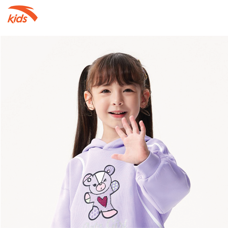 Áo hoodie thời trang bé gái Street Dance Anta Kids W362349724