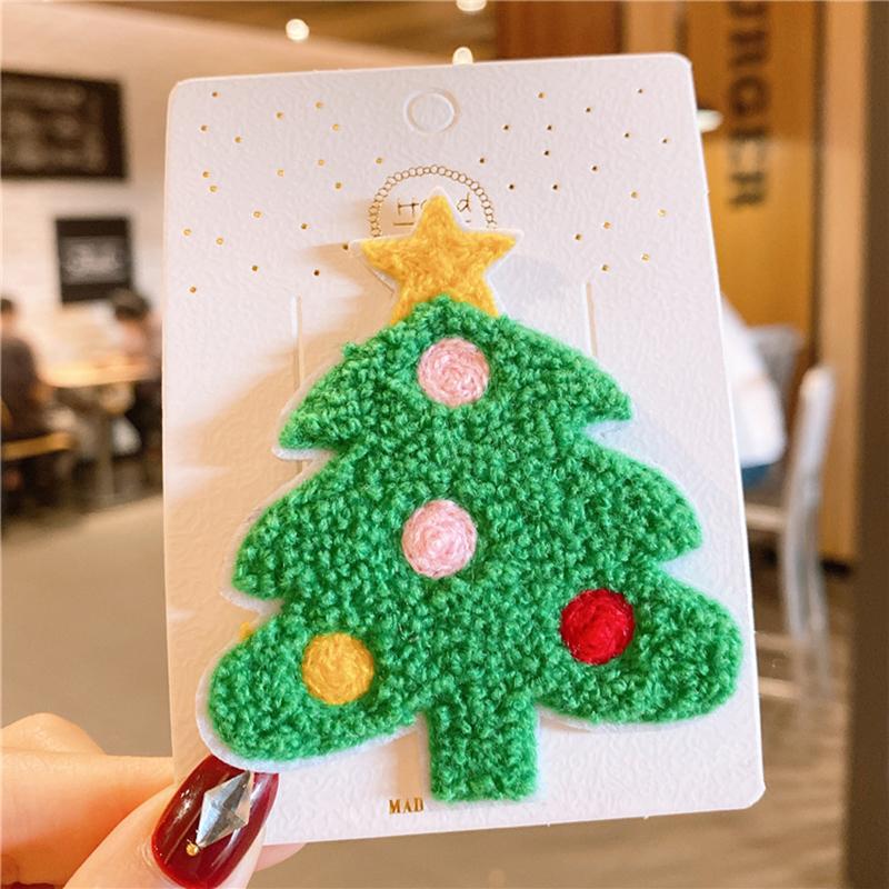 Kẹp Tóc Phong Cách Giáng Sinh Cho Bé Gái