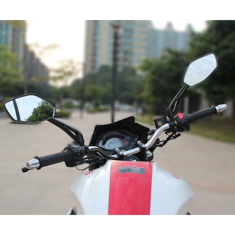 Gương chiếu hậu xe máy , chất liệu hợp kim nhôm