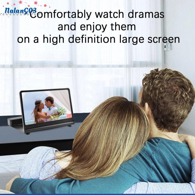 Giá Đỡ Khuếch Đại Màn Hình Điện Thoại Di Động NA F12 Hd 12 Inch Bluetooth 6d