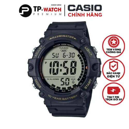 Đồng Hồ Nam Dây Nhựa Casio Standard AE-1500WHX-1AVDF Chính Hãng - AE-1500WHX-1A Pin 10 Năm