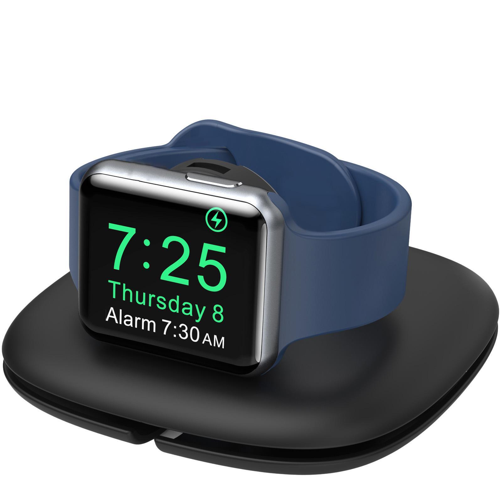 Smart Watch Charger Stand Universal Antislip Nightstand Mode Charging Base Holder Charging Dock Stand Designed for 4 3 2 1 Series Travel