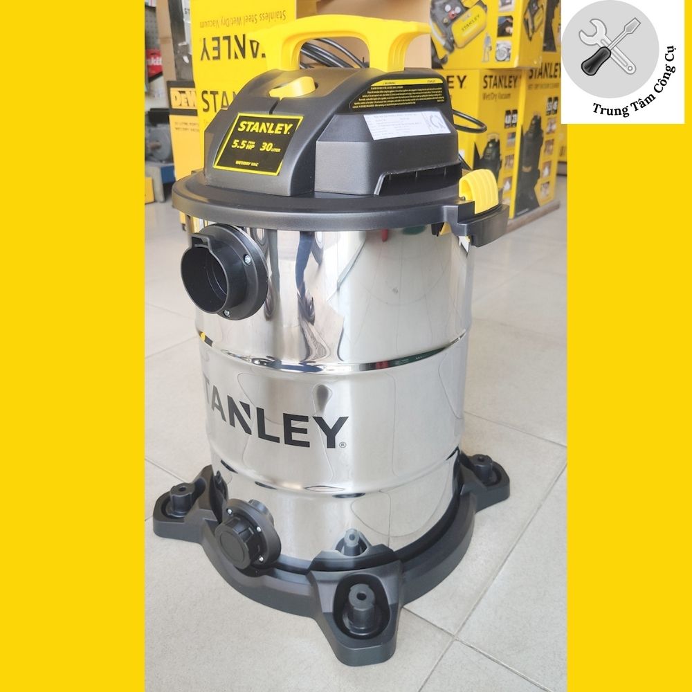 Máy hút bụi Công nghiệp 3 chức năng Stanley SL19417-8A, dung tích 30L, công suất 4000W (5.5HP)-Hàng Chính Hãng