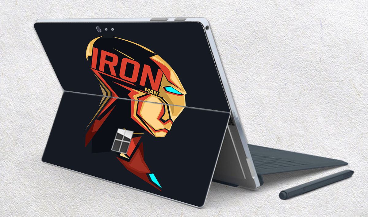 Skin dán hình iron man - Avenger - avgl102 cho Surface Go, Pro 2, Pro 3, Pro 4, Pro 5, Pro 6, Pro 7, Pro X