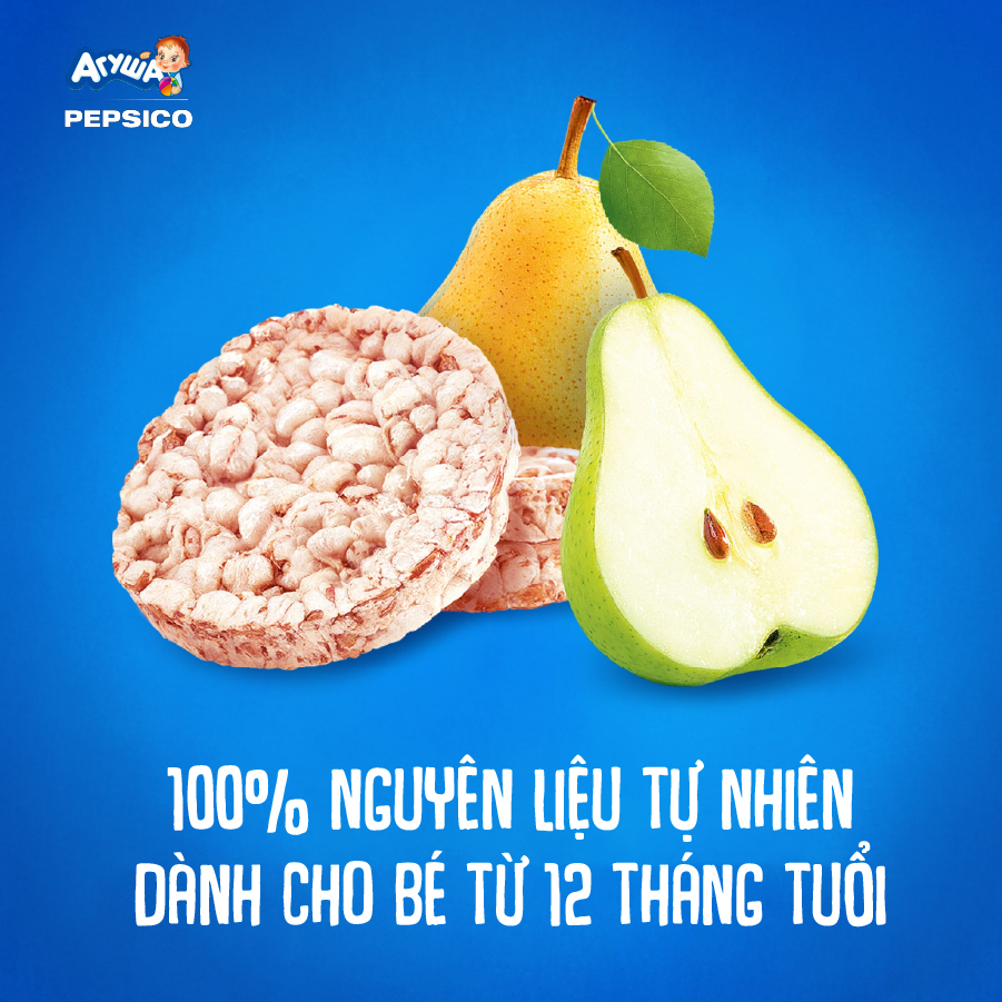 Thùng 8 gói Bánh ăn dặm Agusha các vị hoa quả (30g) dành cho bé từ 12 tháng trở lên