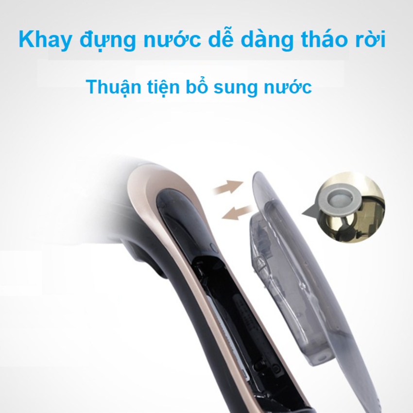 Bàn là, ủi hơi nước dạng cầm tay đa năng, thiết kế nhỏ gọn Thương hiệu Philips Hà Lan GC362/88 - Công suất cao 1300W