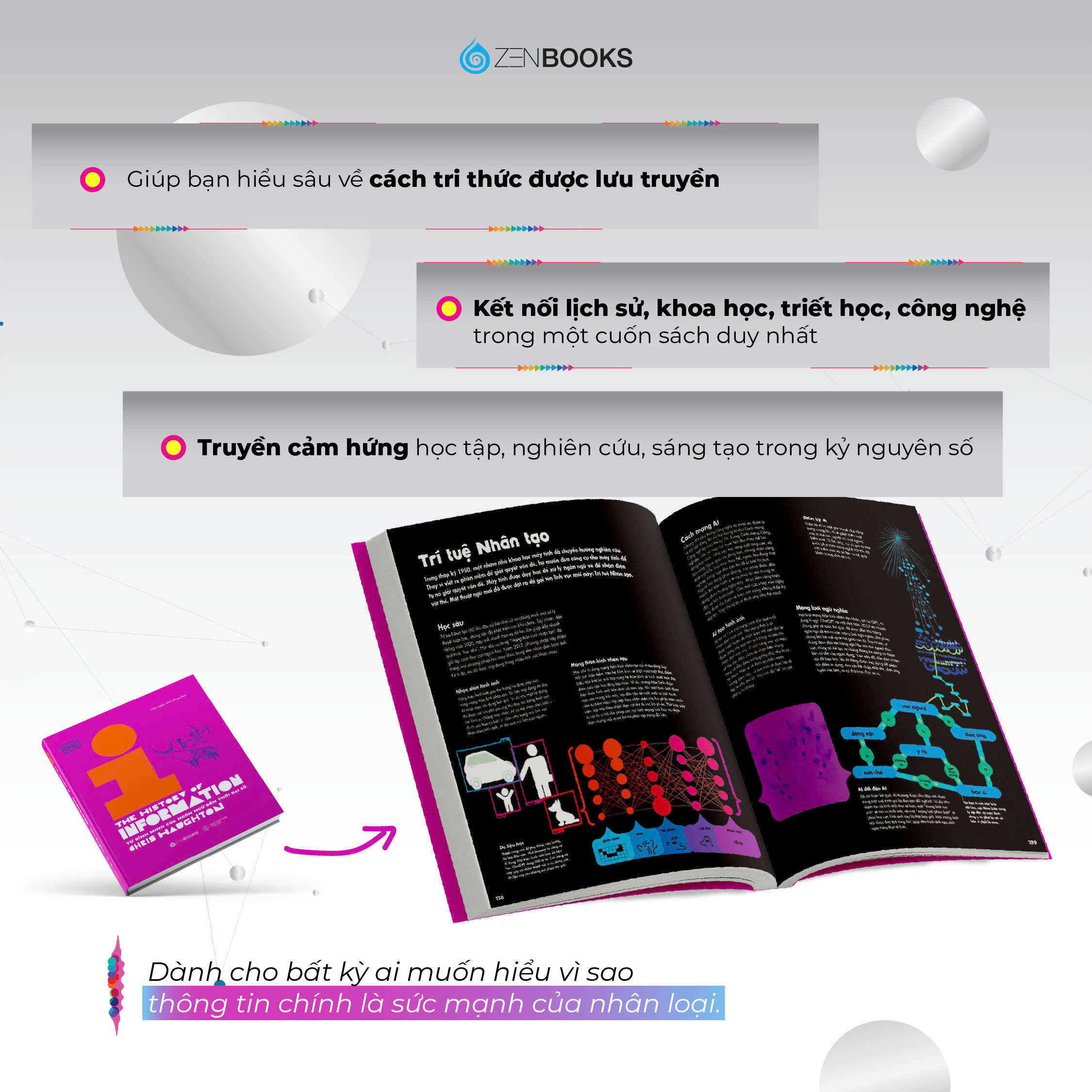 Sách - Lịch Sử Thông Tin - The History of Information: Từ Bình Minh Của Ngôn Ngữ Đến Thời Đại Số