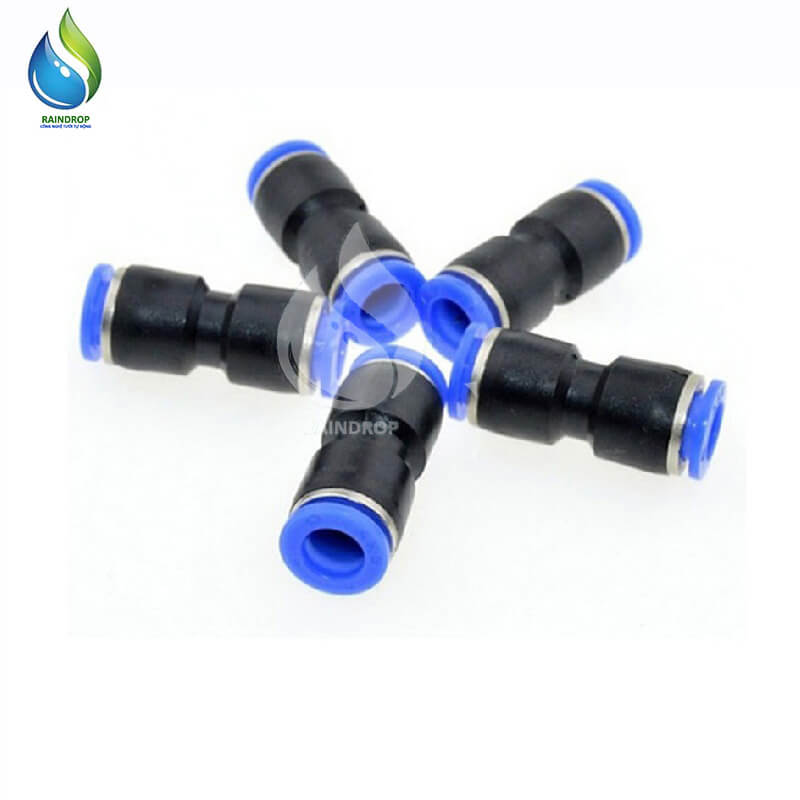 10 Nối thẳng ống phun sương 8mm