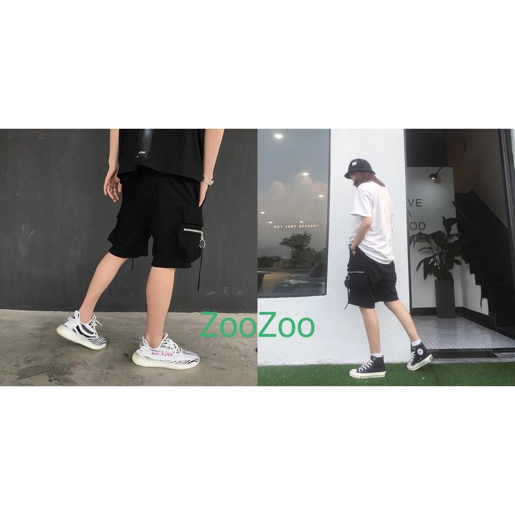 Quần Short túi hộp unisex KHÓA TRÒN chất kaki dầy co giãn 1HIT_UNISEX