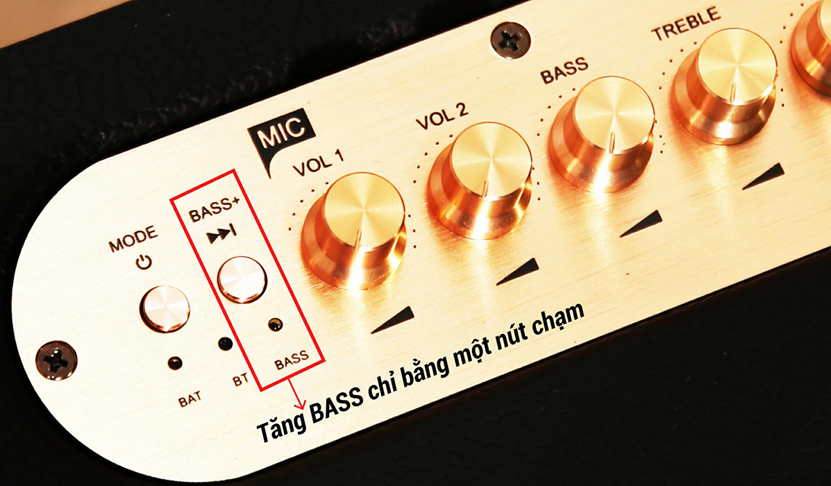 Dàn âm thanh di động ACNOS CS447 - Loa kéo tích hợp vang số chỉnh cơ - Hệ thống 2 Loa full 6.5 inch và 2 loa treble - Công suất lên đến 450W - Kết nối bluetooth 5.0, cổng quang (Optical), USB, AUX - Kèm 2 micro không dây UHF