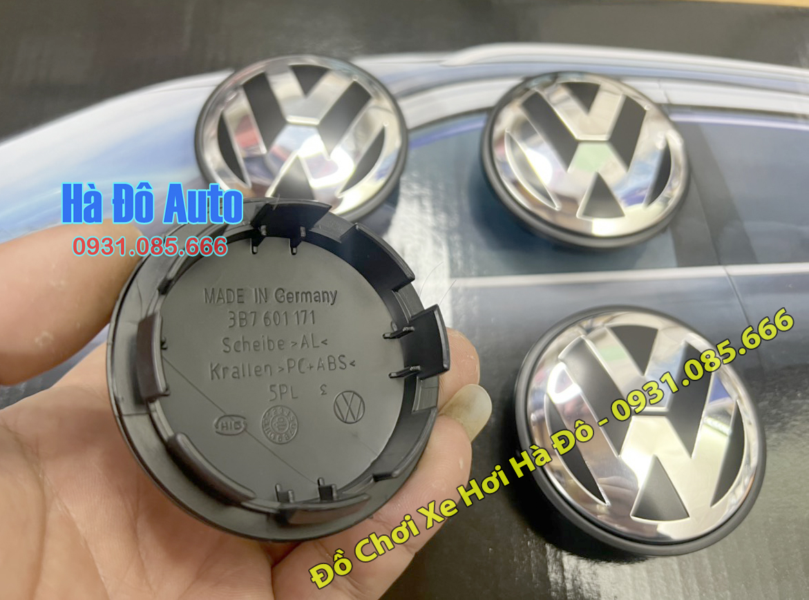 Logo Chụp Mâm Xe Volkswagen Kích Thước 65mm