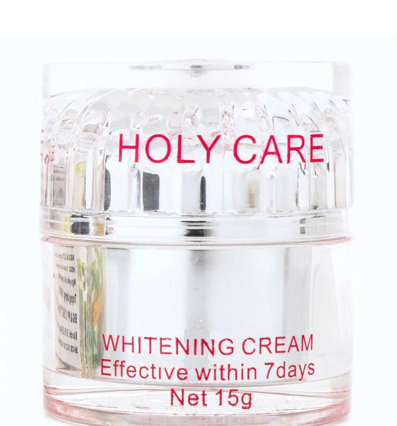 [Tặng bông tẩy trang Grenobil 150 miếng]KEM DƯỠNG TRẮNG DA HOLY CARE NGỌC TRAI RONG BIỂN 15G (NHỎ) - HOLY CARE CREAM WHITENING