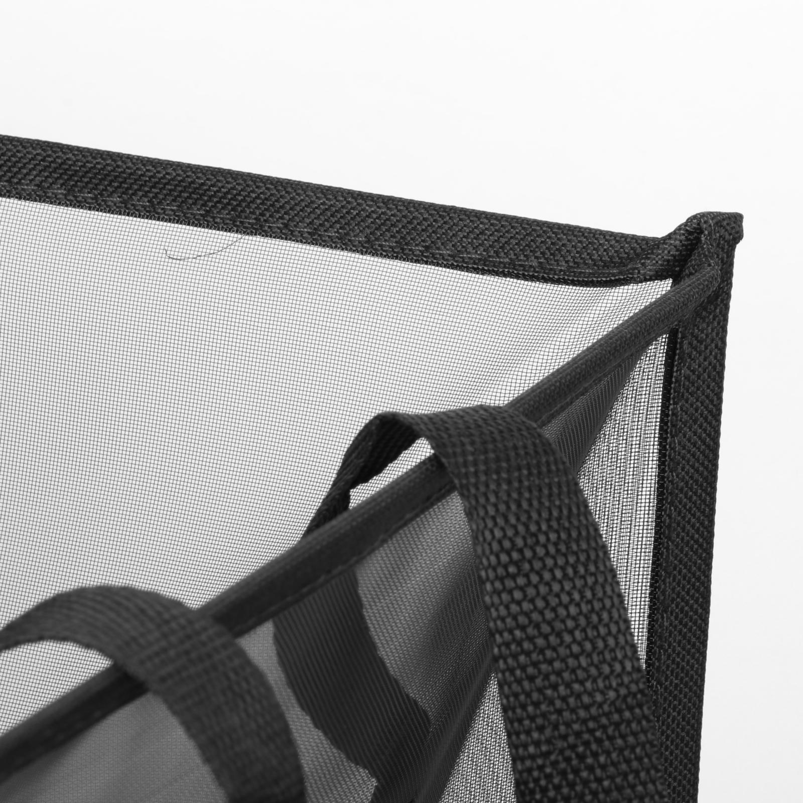 Laundry Basket Mesh Laundry Hamper with Handles Collapsible Clothes Hamper Dirty Clothes Laundry Basket for Dorm Laundry Room
