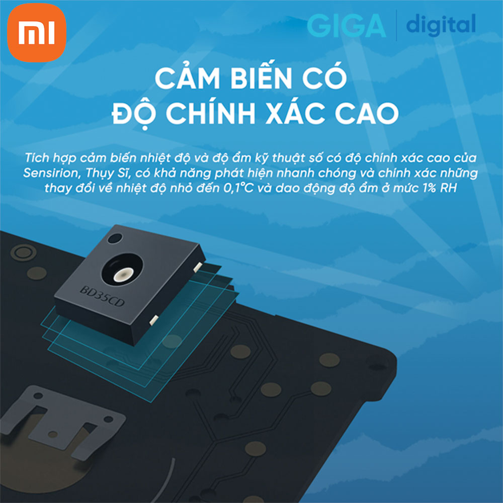 Nhiệt ẩm kế Xiaomi Mijia gen 2 - NUN4126GL - Bluetooth - Hàng Chính hãng