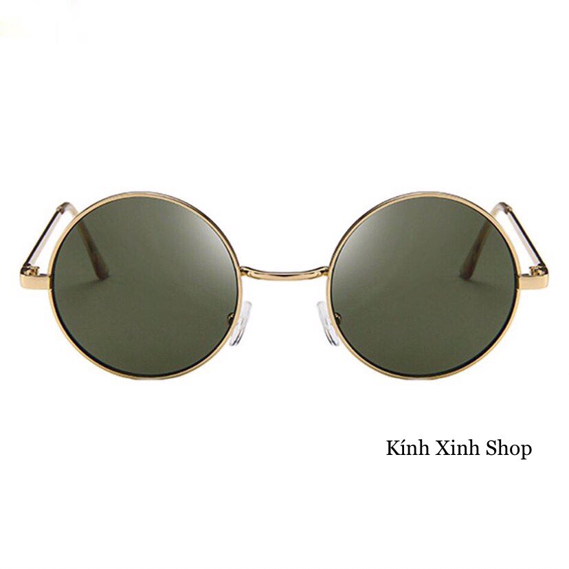 Kính Xinh, Kính râm Mắt tròn nhỏ Phong cách retro ulzzang thời trang + tặng Tuavit Kính Xinh mini