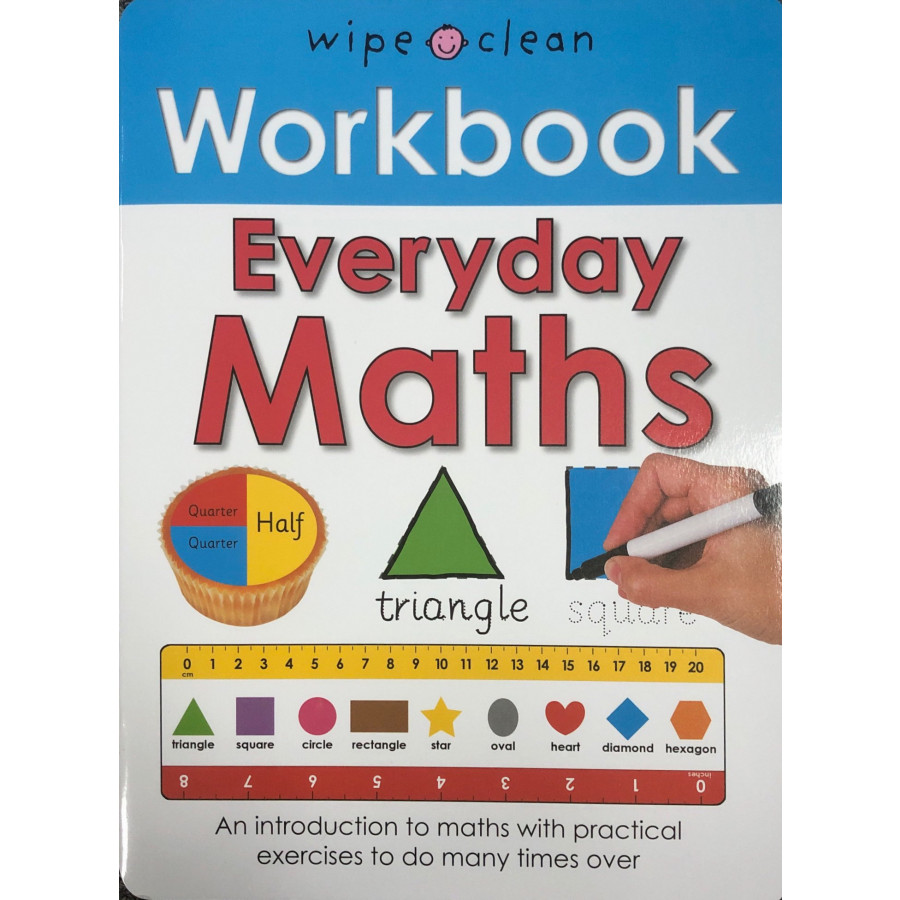 Sách tẩy xóa tiếng Anh - Wipe Clean Workbook Everyday Maths