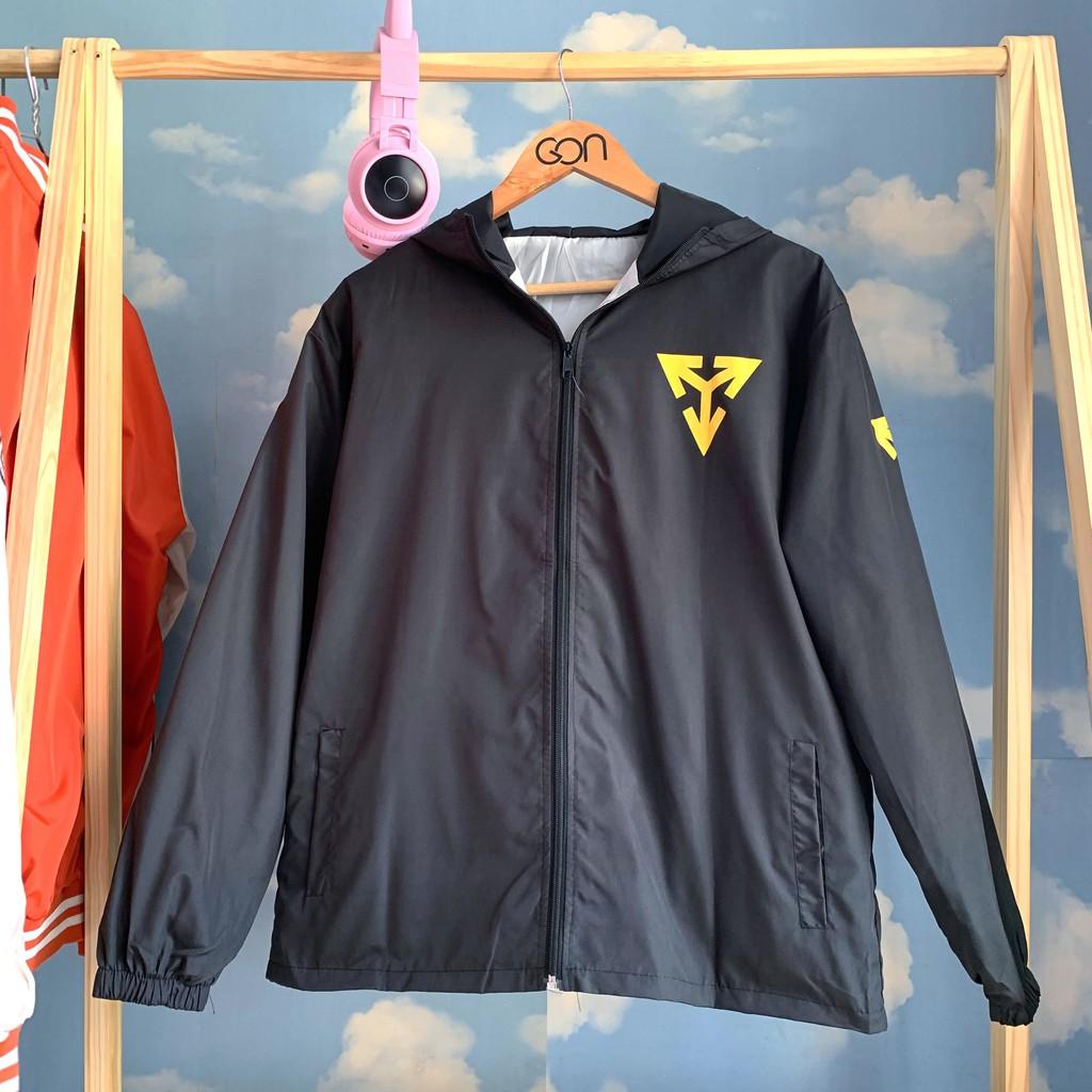 Áo Khoác dù Jacket unisex form rộng nam nữ 2 lớp ARTIST (Kèm ảnh thật Shop tự chụp)