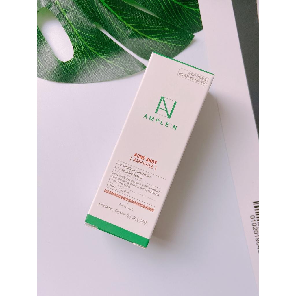 Tinh chất dưỡng da mụn AMPLE:N Amplen Acne Shot Ampoule 30ml