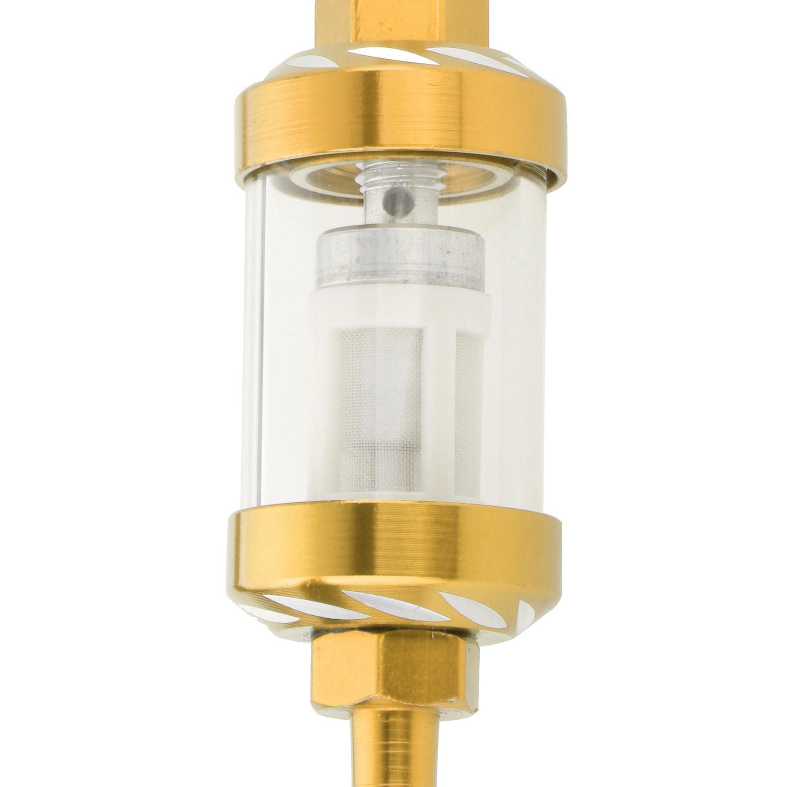 Motorcycle 6mm 5/16 Inline Motorbike Accessories Black