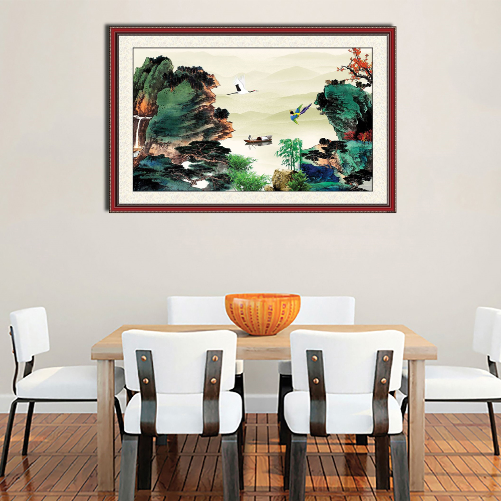 Tranh Dán Tường Phòng Khách Q12K-ZTH