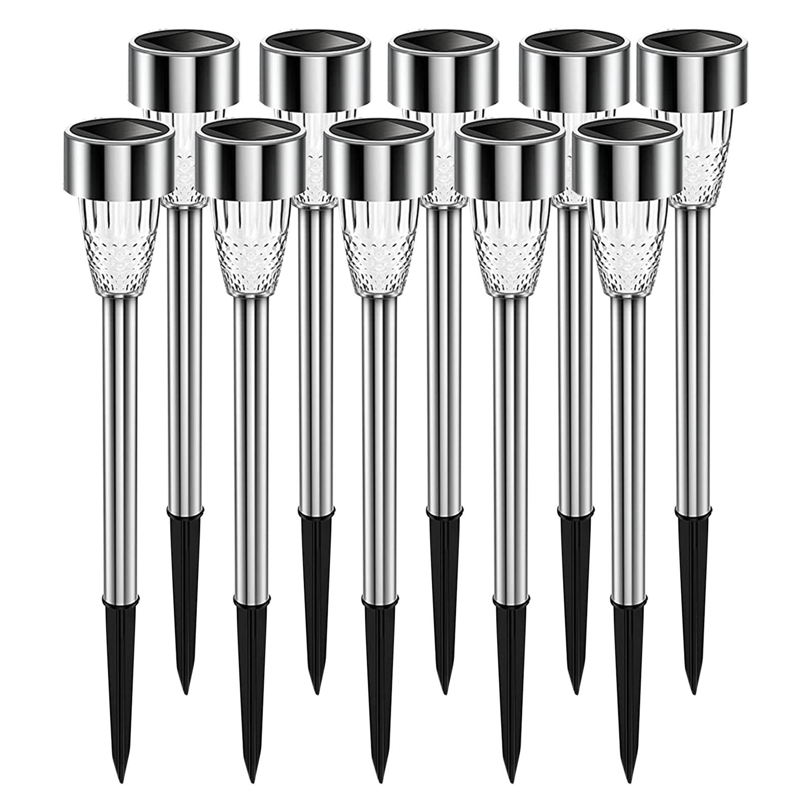 Đèn năng lượng mặt trời trang trí sân vườn, chống thấm nước, bằng thép không gỉ