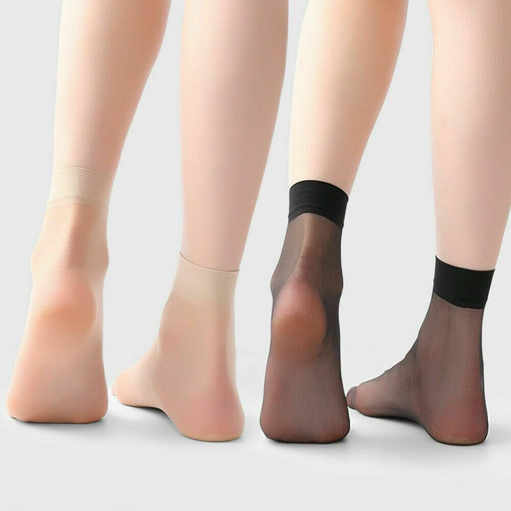 Combo 10 đôi tất da chân nữ ngắn loại tốt, mỏng mát, dai khó rách