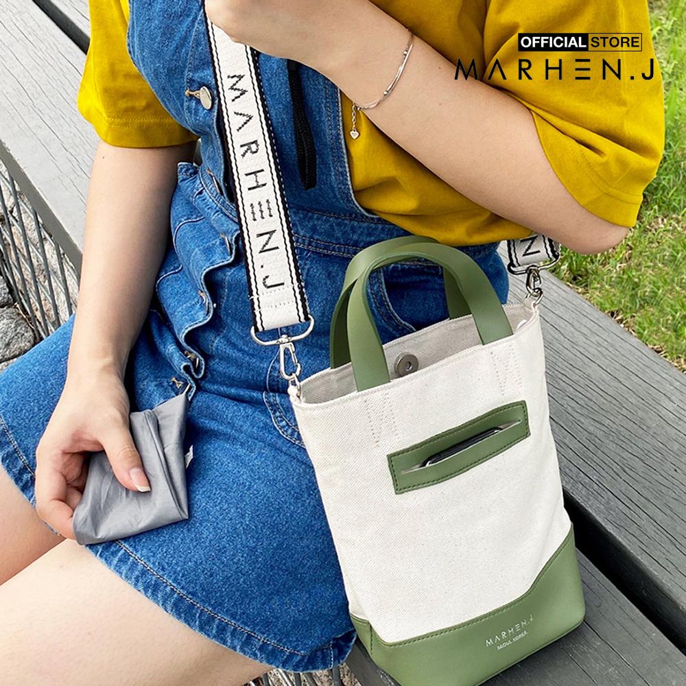 Marhen.J - Túi đeo chéo nữ chữ nhật Koy MJ20BKOYEE-GN