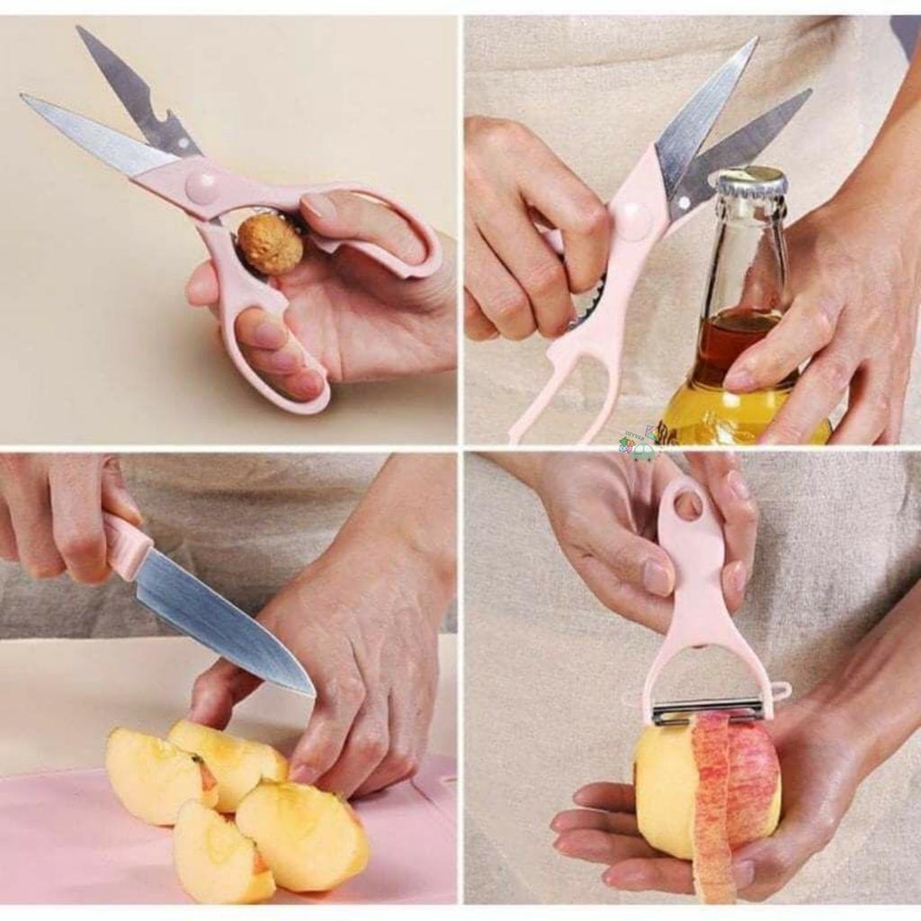 Bộ dao thớt 5 món chế biến ăn dặm, dao thớt nhà bếp tiện dụng