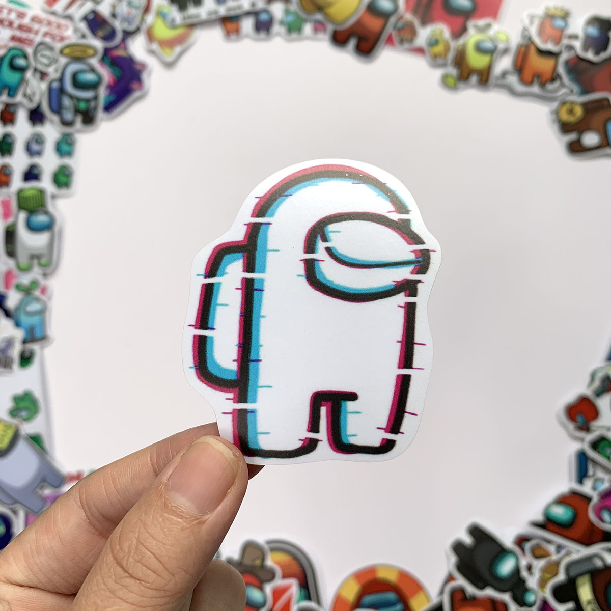 Sticker Among Us Ngẫu Nhiên Chất Lượng Cao Chống Nước Trang Trí Nón Bảo Hiểm Vali Đàn Xe Máy Xe Đạp