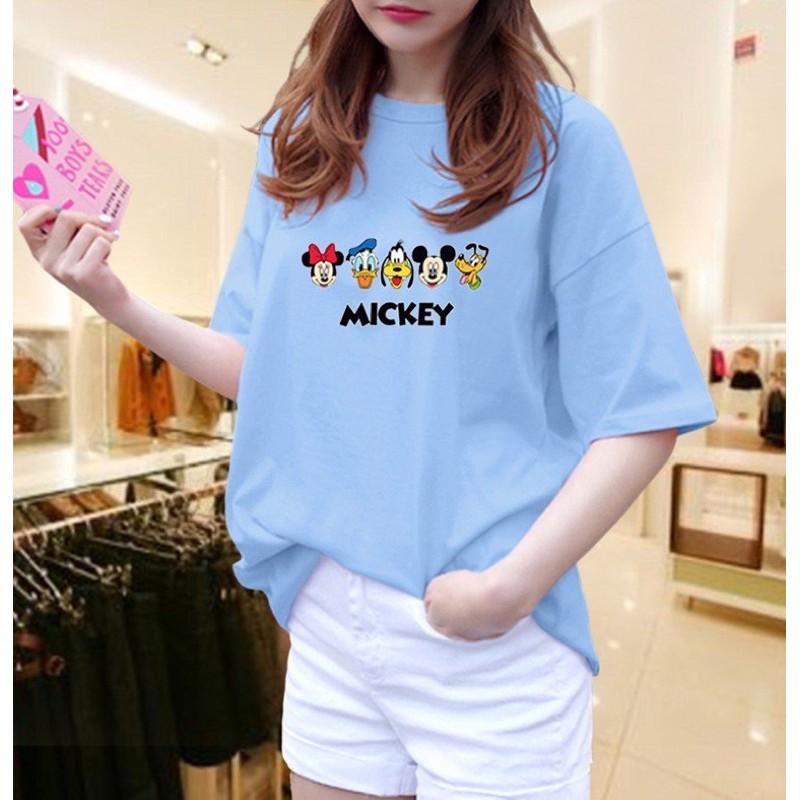 Áo Thun Tay Ngắn Unisex Mickey - Hình chụp thật